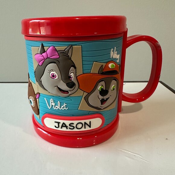 NEW Great Wolf Lodge Personalize Children BPA Free Cup Mug Jason - Picture 1 of 6